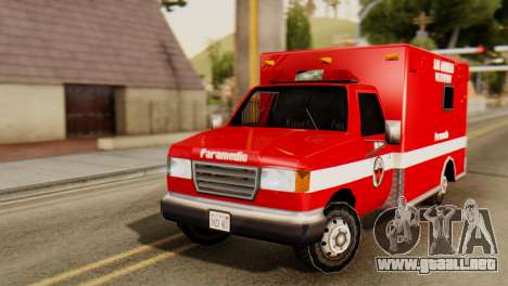 SAFD Ambulance para GTA San Andreas