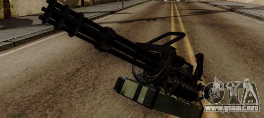 Original HD Minigun para GTA San Andreas