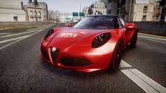 Alfa Romeo 4C 2014 WTCC Safety Car para GTA 4