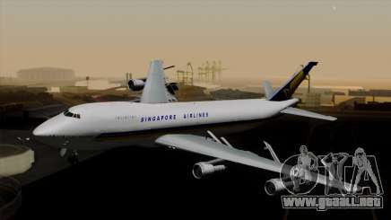 Boeing 747 Singapore (Old) para GTA San Andreas