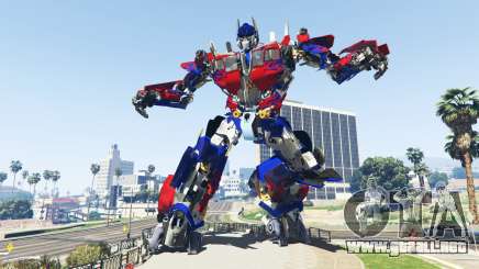 La Estatua De Optimus Prime para GTA 5