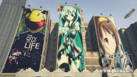 Downtown Anime Mod 1.3 para GTA 5