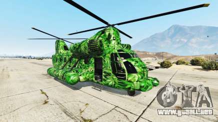 Western Company Cargobob Cannabis para GTA 5