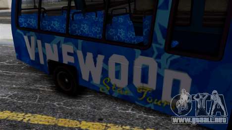 Vinewood VIP Star Tour Bus para GTA San Andreas