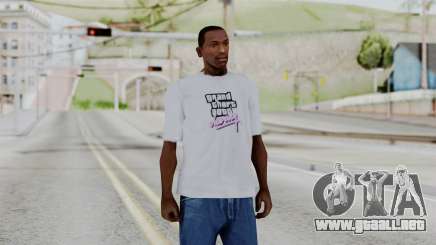 GTA Vice City T-shirt White para GTA San Andreas
