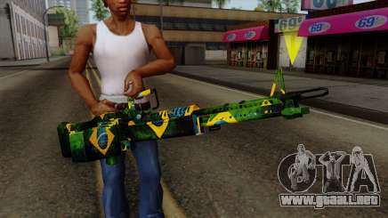 Brasileiro Minigun v2 para GTA San Andreas