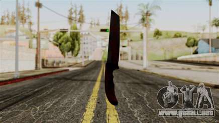 Nuevo cuchillo ensangrentado para GTA San Andreas