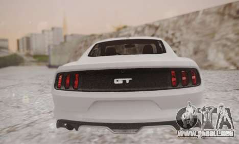 Ford Mustang GT 2015 Stock para GTA San Andreas