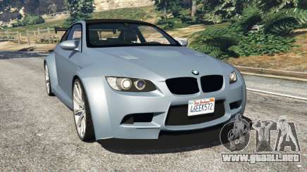 BMW M3 (E92) WideBody v1.0 para GTA 5