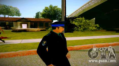 El empleado del Ministerio de Justicia v3 para GTA San Andreas