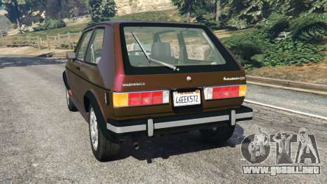 Volkswagen Rabbit 1986 v2.0