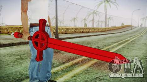 Demon Blood Sword from Adventure Time para GTA San Andreas