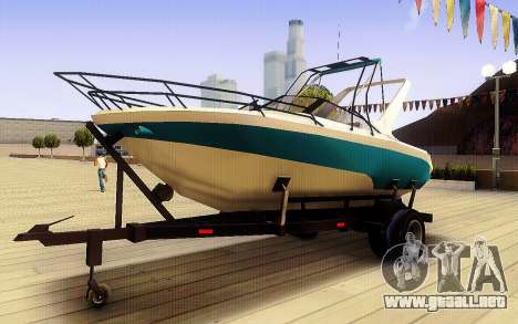 GTA V Boat Trailer para GTA San Andreas