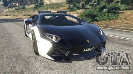 Lamborghini Aventador LP700-4 Police v5.5 para GTA 5