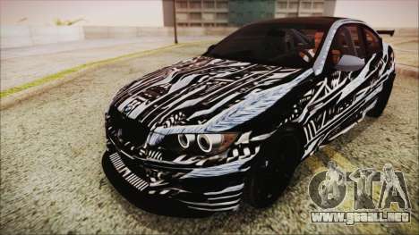 BMW M3 GTS 2011 HQLM para GTA San Andreas