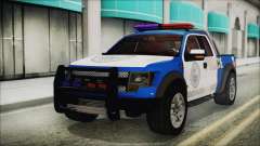 Ford F-150 SVT Raptor 2012 Police Version para GTA San Andreas