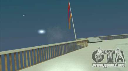 Armenia bandera en el monte Chiliad para GTA San Andreas