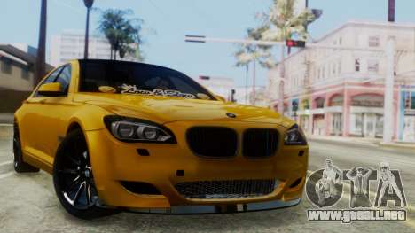 BMW 750Li M Sport para GTA San Andreas