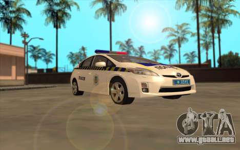 Toyota Prius De La Policía De Ucrania para GTA San Andreas