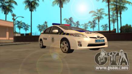 Toyota Prius De La Policía De Ucrania para GTA San Andreas