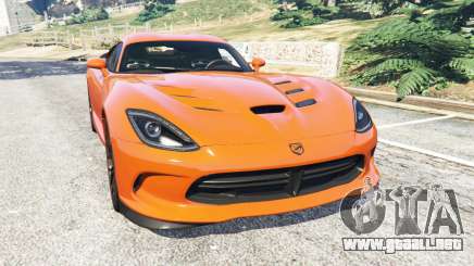 Dodge Viper SRT 2014 para GTA 5