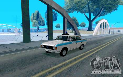 Moskvitch 412 De La Policía para GTA San Andreas