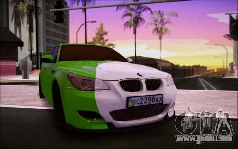 BMW m5 e60 Verdura para GTA San Andreas