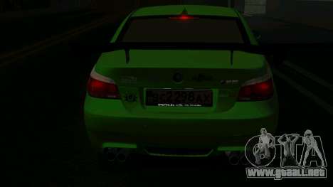 BMW m5 e60 Verdura para GTA San Andreas