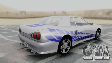 Elegy 2F2F Skyline PJ para GTA San Andreas