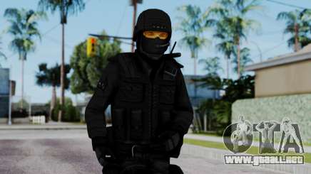 Black SWAT para GTA San Andreas