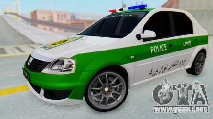Dacia Logan Iranian Police Naja para GTA San Andreas