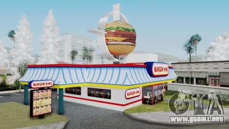 Burger King Texture para GTA San Andreas