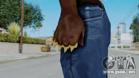 Knuckle Dusters from Ill Gotten Gains Part 2 para GTA San Andreas