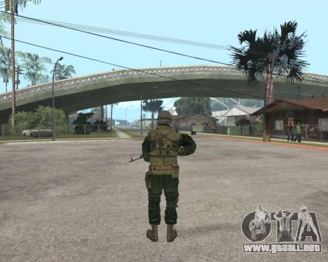 Ejército ruso Skin Pack para GTA San Andreas