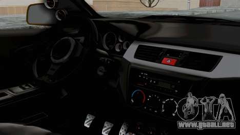 Mitsubishi Lancer Evolution IX MR Edition para GTA San Andreas