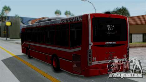 Todo Bus Pompeya II Agrale MT15 Linea 178 para GTA San Andreas