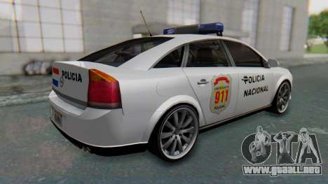 Opel Vectra 2005 Policia para GTA San Andreas