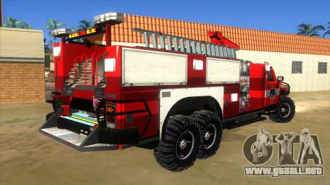 HUMMER H2 Firetruck para GTA San Andreas