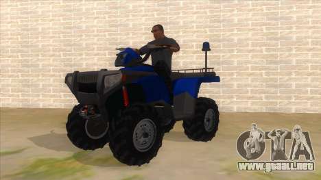 ATV Polaris Police para GTA San Andreas