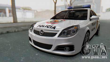 Opel Vectra 2005 Policia para GTA San Andreas