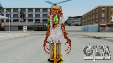 Zombie Scientist Skin from Half Life para GTA San Andreas