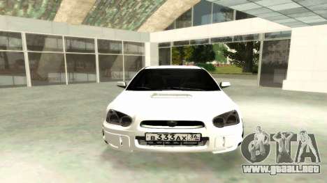 Subaru Impreza WRX STi Civil para GTA San Andreas