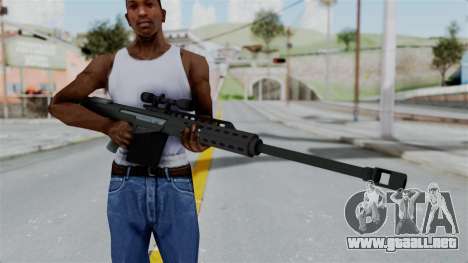 GTA 5 Heavy Sniper (M82 Barret) para GTA San Andreas