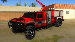 HUMMER H2 Firetruck para GTA San Andreas