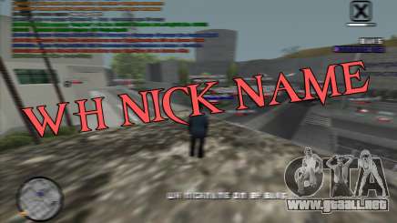 WH Nick Name para GTA San Andreas