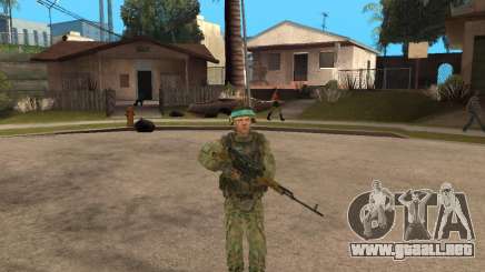 Ejército ruso Skin Pack para GTA San Andreas