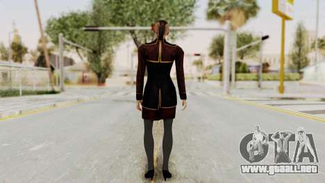 Mass Effect 3 Jack Official Skirt para GTA San Andreas