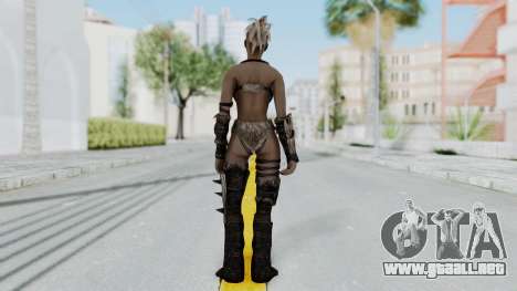 Skyrim Jessi Barbarous Beauty Armor v2 para GTA San Andreas