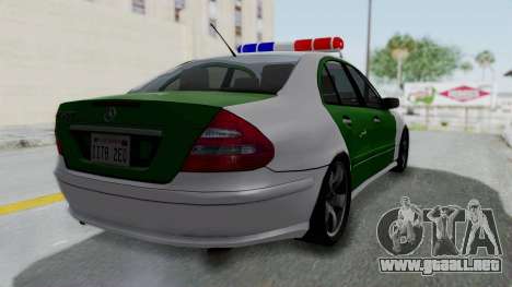 Mercedes-Benz E500 Police para GTA San Andreas