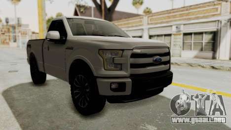 Ford Lobo XLT 2015 Single Cab para GTA San Andreas